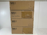 Humanscale (1908251000wh01) m-8.1 assy clap mount monitor arms (new) (4x) - afbeelding 1 van  5