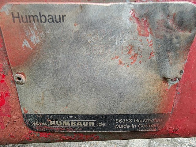 Humbaur - 2007 - hs2000 - - aanhangwagen - afbeelding 2 van  17
