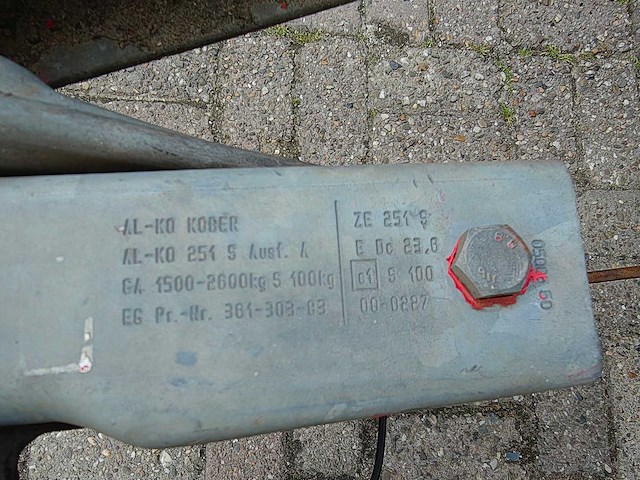 Humbaur - 2007 - hs2000 - - aanhangwagen - afbeelding 4 van  17