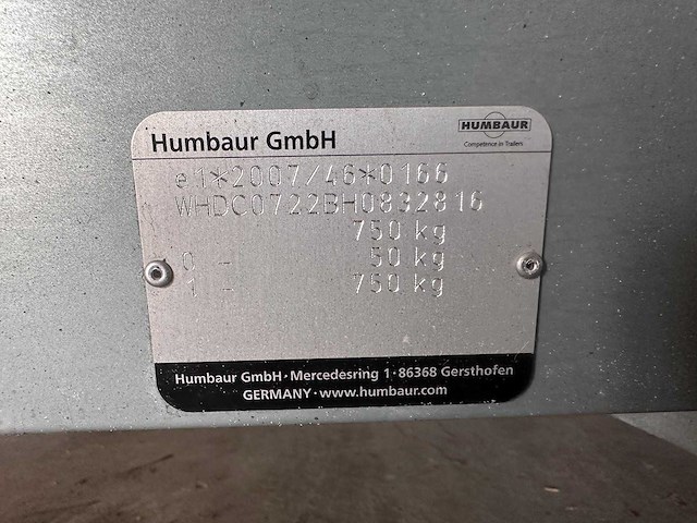 Humbaur - steely - car trailer - afbeelding 8 van  8
