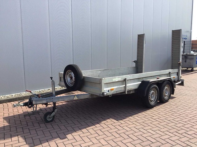 Humbaur dieplader 2000 machine transporter aanhangwagen - afbeelding 1 van  16