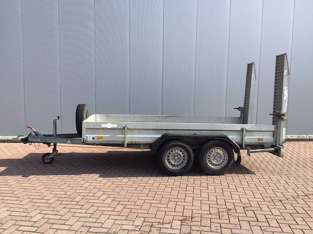 Humbaur dieplader 2000 machine transporter aanhangwagen - afbeelding 9 van  16