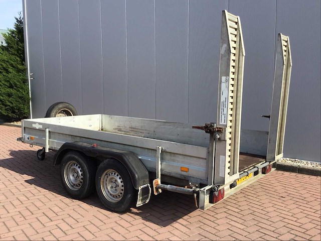 Humbaur dieplader 2000 machine transporter aanhangwagen - afbeelding 10 van  16