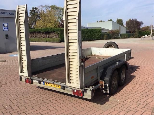 Humbaur dieplader 2000 machine transporter aanhangwagen - afbeelding 11 van  16