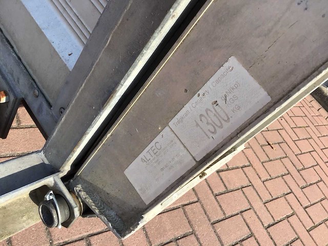 Humbaur dieplader 2000 machine transporter aanhangwagen - afbeelding 4 van  16