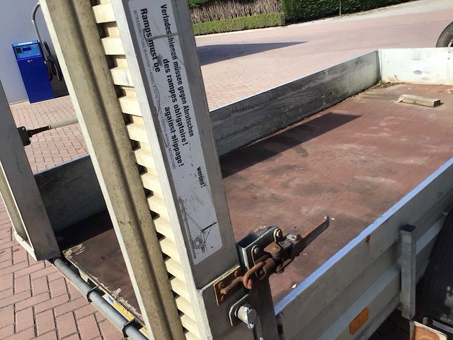 Humbaur dieplader 2000 machine transporter aanhangwagen - afbeelding 7 van  16