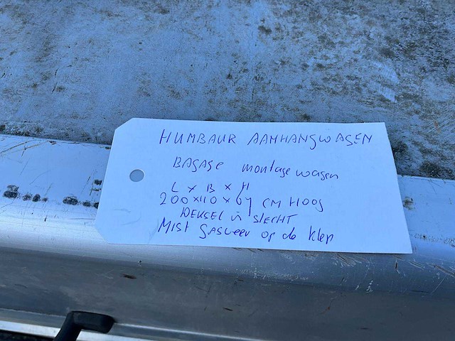 Humbraur bagagewagen - afbeelding 3 van  9