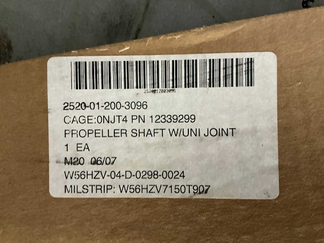 Hummer aandrijfas (2x) - afbeelding 2 van  3