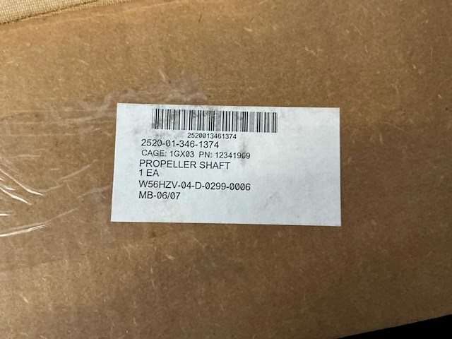 Hummer aandrijfas - afbeelding 3 van  4