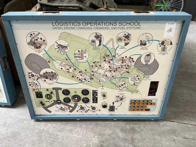 Hummer dieselmotor trainingpaneel - afbeelding 1 van  5