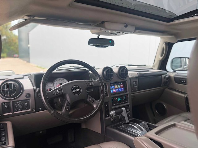 Hummer h2 6.0 v8 y 2004 fulloption - afbeelding 11 van  21