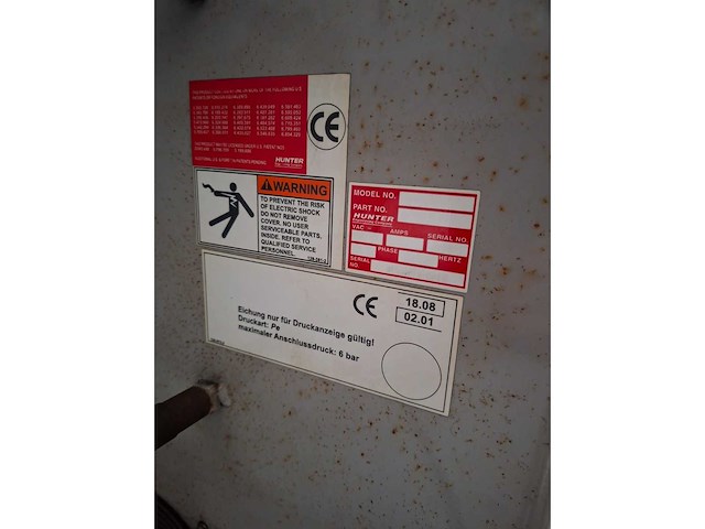 Hunter - roadforce 9700 - banden balanceerapparaat - afbeelding 8 van  8