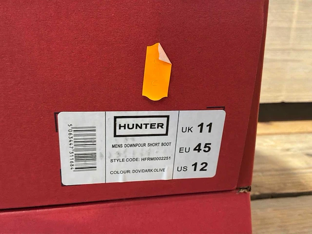Hunter downpour short boot (2x) - afbeelding 7 van  15