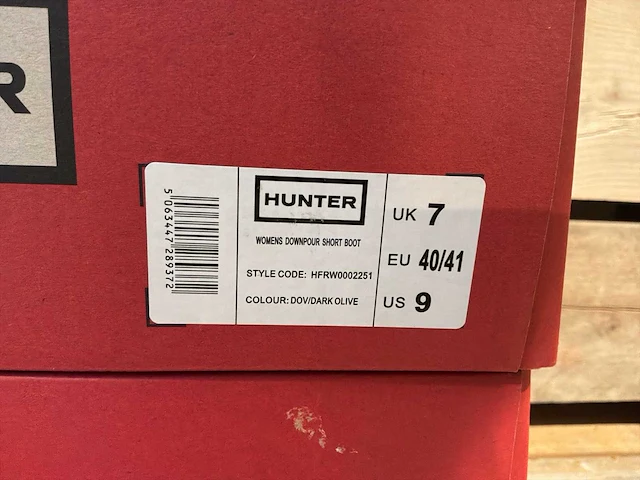 Hunter downpour short boot (3x) - afbeelding 7 van  22
