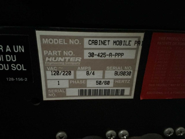 Hunter hawkeye 3d uitlijn apparaat 4 wiel - afbeelding 2 van  17