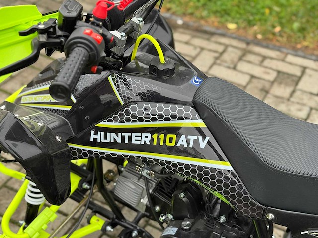Hunter motorsports quad atv 110cc black - afbeelding 2 van  13