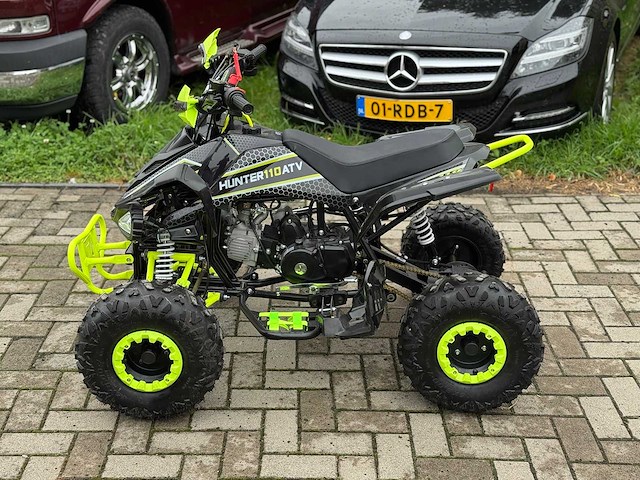 Hunter motorsports quad atv 110cc black - afbeelding 6 van  13