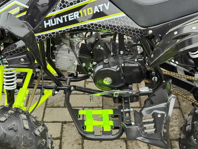 Hunter motorsports quad atv 110cc black - afbeelding 1 van  6