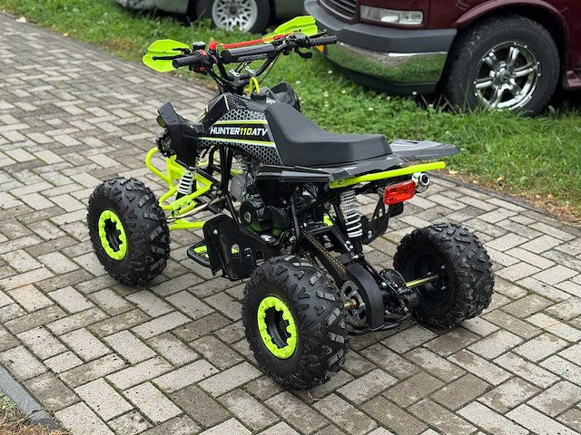 Hunter motorsports quad atv 110cc black - afbeelding 4 van  6