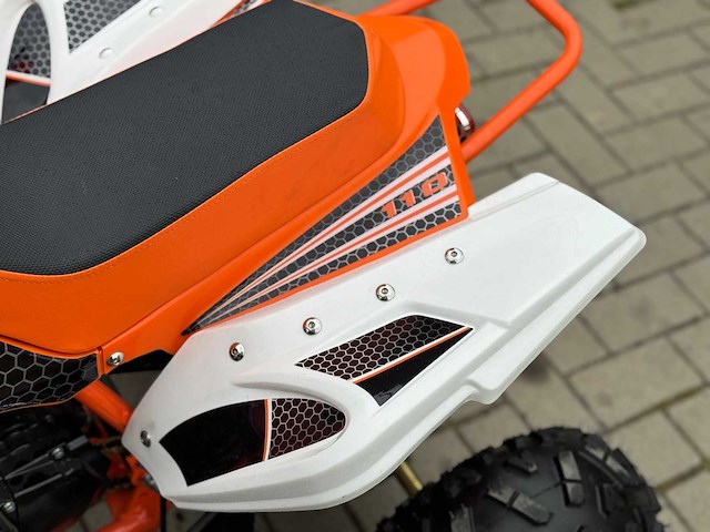 Hunter motorsports quad atv 110cc orange - afbeelding 4 van  14
