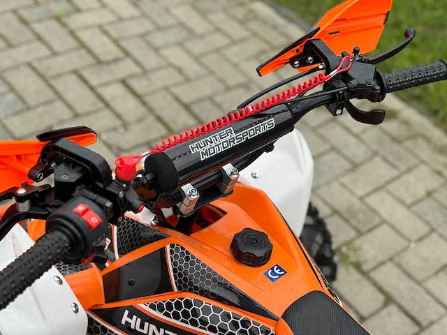 Hunter motorsports quad atv 110cc orange - afbeelding 6 van  14