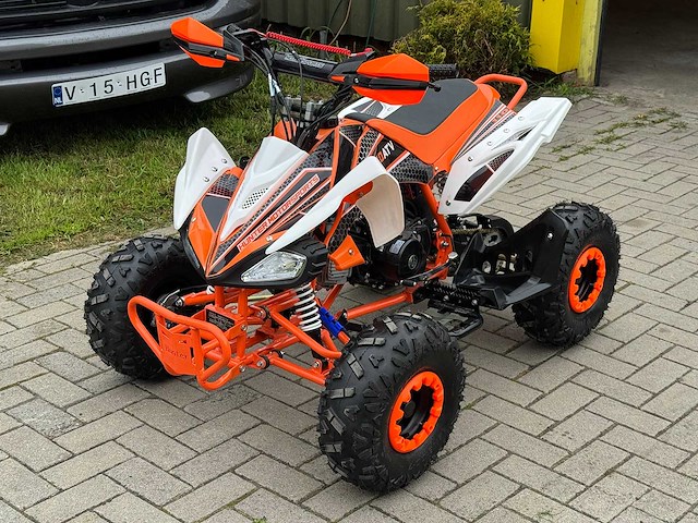 Hunter motorsports quad atv 110cc orange - afbeelding 1 van  14