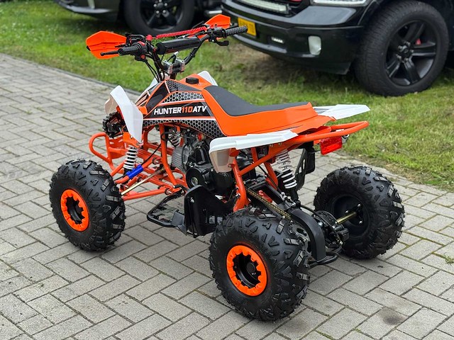 Hunter motorsports quad atv 110cc orange - afbeelding 8 van  14