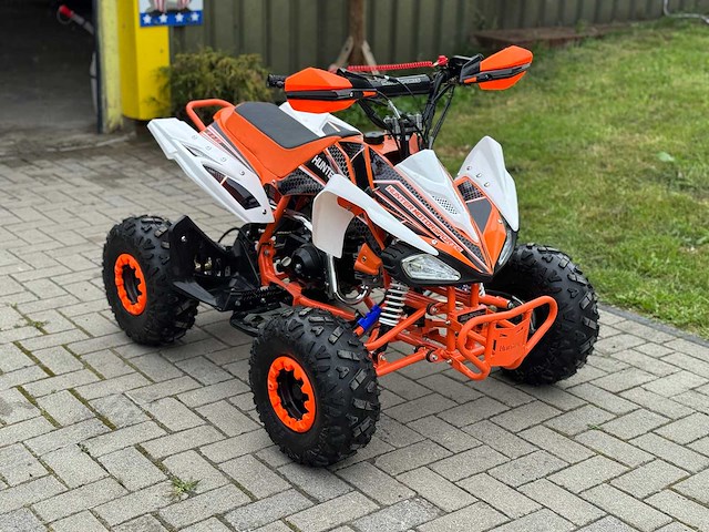 Hunter motorsports quad atv 110cc orange - afbeelding 12 van  14