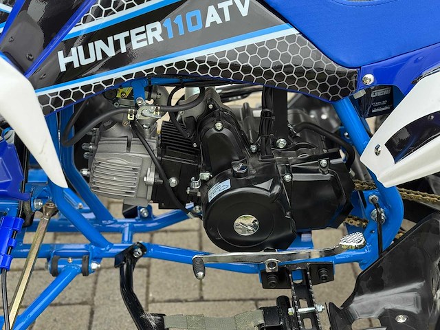 Hunter motorsports quad atv 110cc quad blue - afbeelding 2 van  14
