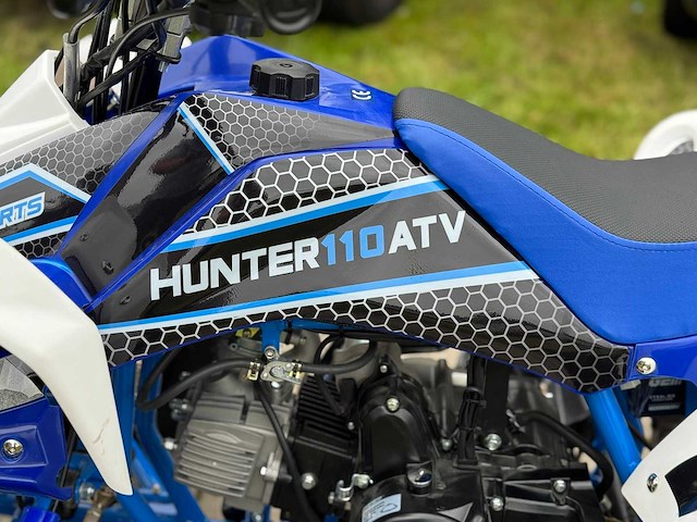 Hunter motorsports quad atv 110cc quad blue - afbeelding 3 van  14