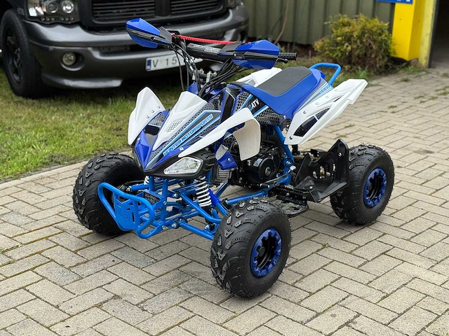Hunter motorsports quad atv 110cc quad blue - afbeelding 1 van  14