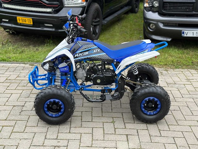 Hunter motorsports quad atv 110cc quad blue - afbeelding 7 van  14