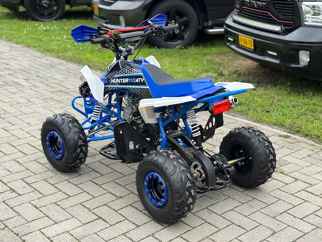 Hunter motorsports quad atv 110cc quad blue - afbeelding 8 van  14