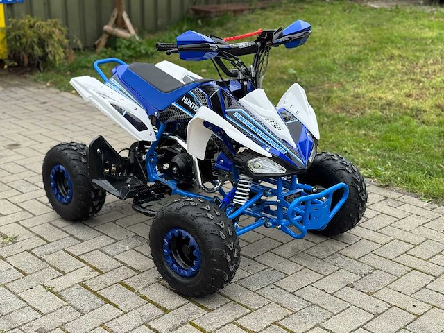 Hunter motorsports quad atv 110cc quad blue - afbeelding 12 van  14
