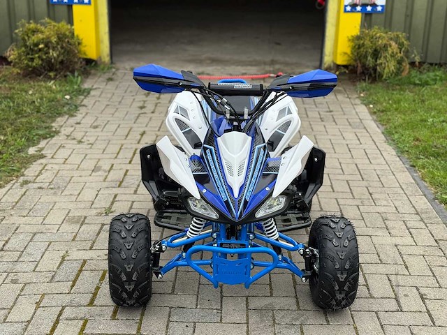 Hunter motorsports quad atv 110cc quad blue - afbeelding 13 van  14
