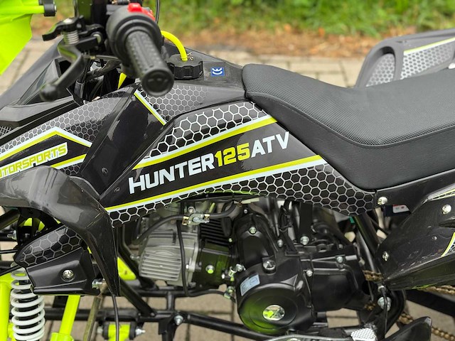 Hunter motorsports quad atv 125cc black - afbeelding 2 van  13