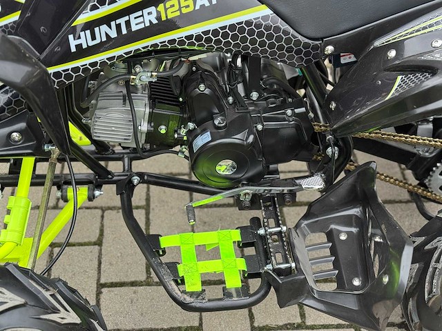 Hunter motorsports quad atv 125cc black - afbeelding 3 van  13