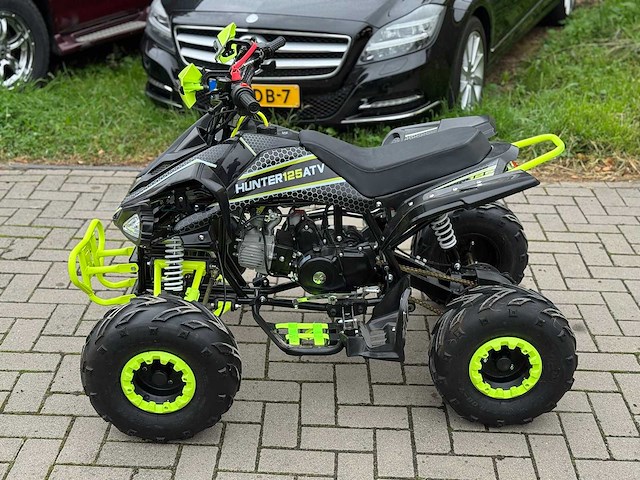 Hunter motorsports quad atv 125cc black - afbeelding 6 van  13