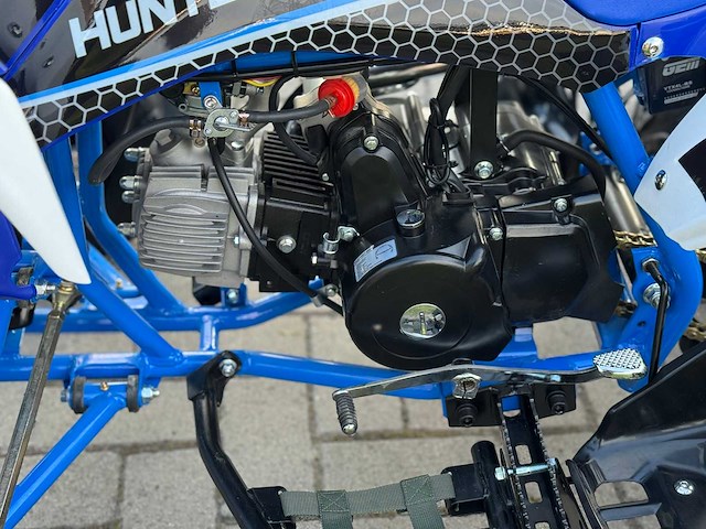 Hunter motorsports quad atv 125cc blue - afbeelding 2 van  12