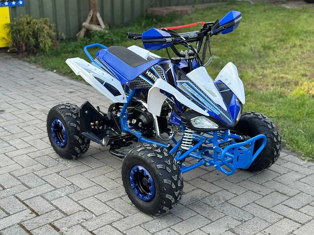 Hunter motorsports quad atv 125cc blue - afbeelding 10 van  12