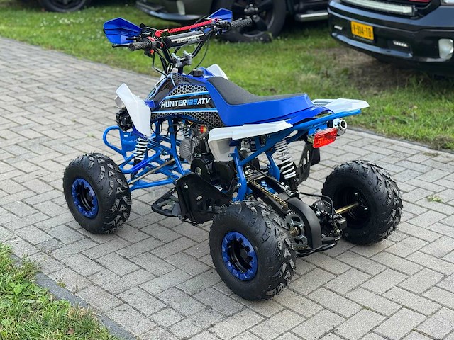 Hunter motorsports quad atv 125cc blue - afbeelding 1 van  2