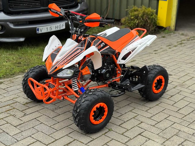 Hunter motorsports quad atv 125cc orange - afbeelding 1 van  14
