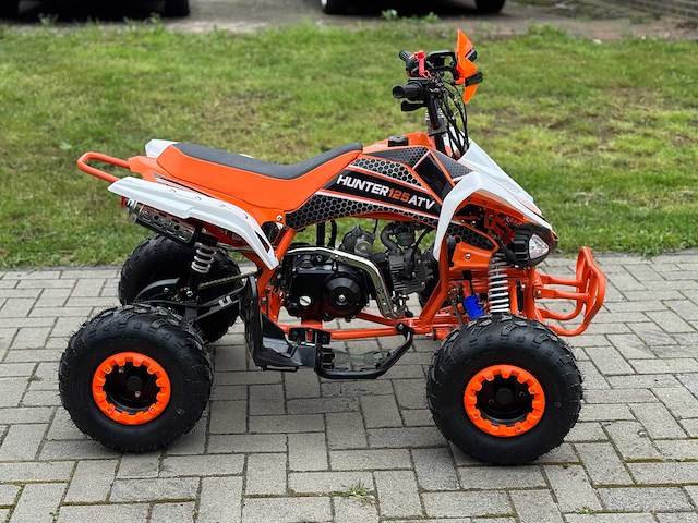 Hunter motorsports quad atv 125cc orange - afbeelding 11 van  14