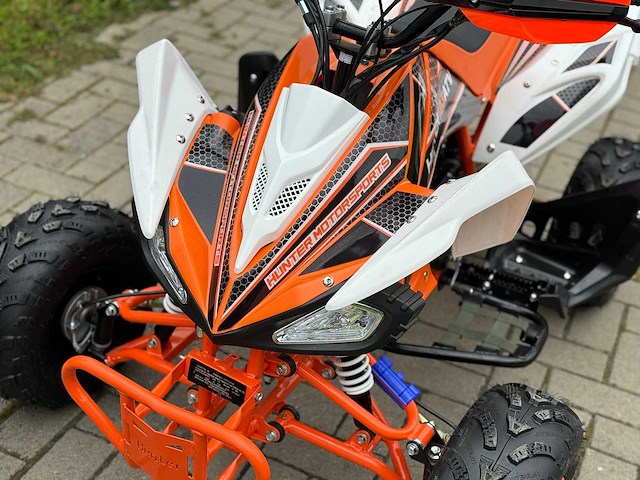 Hunter motorsports quad atv 125cc orange - afbeelding 14 van  14