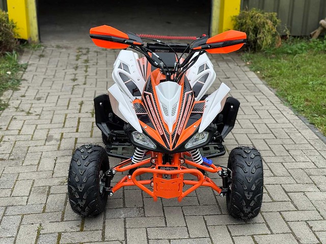 Hunter motorsports quad atv 125cc orange - afbeelding 6 van  7