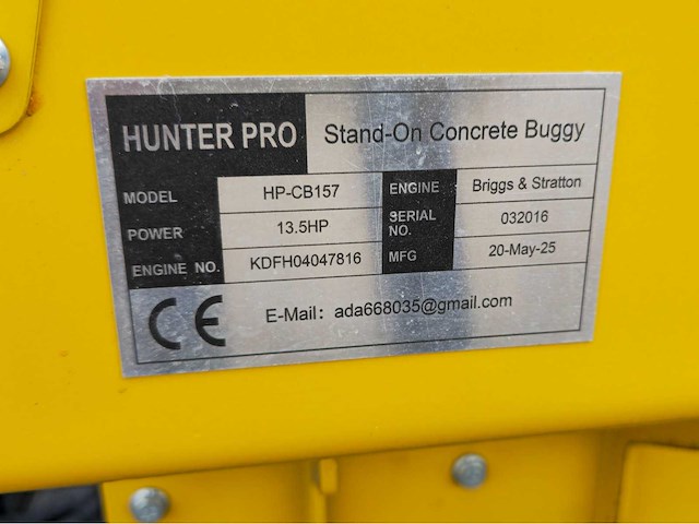 Hunter pro - 2025 - hp-cb157 - dumper - afbeelding 19 van  19