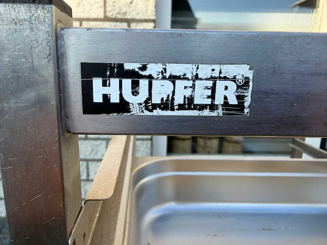 Hupfer - regaalwagen - rvs werktafel - afbeelding 2 van  2