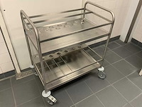 Hupfer - rvs serveerwagen - afbeelding 2 van  5