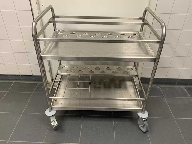 Hupfer - rvs serveerwagen - afbeelding 3 van  5