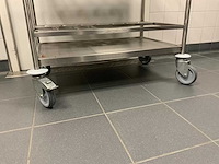 Hupfer - rvs serveerwagen - afbeelding 4 van  5
